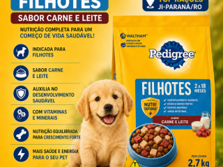 pedigree-filhotes-carne-e-leite-27kg-top-racoes-ji-parana