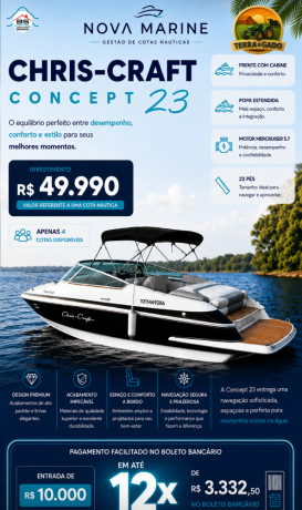cota-nautica-chris-craft-concept-23-lancha-premium-compartilhada-apenas-4-cotistas-big-0
